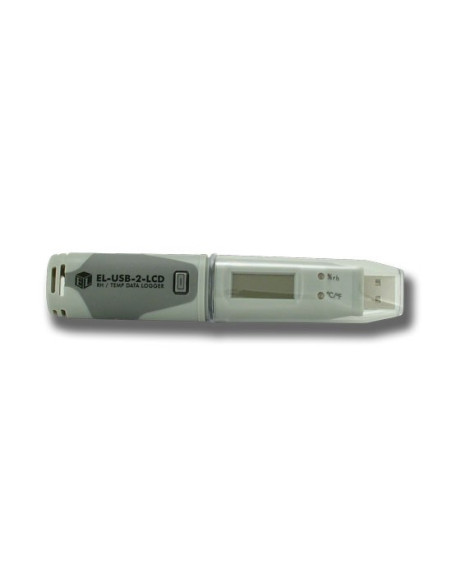 Data logger za temperaturu, vlagu i točku rosišta s USB priključkom i zaslonom - EL-USB-2-LCD