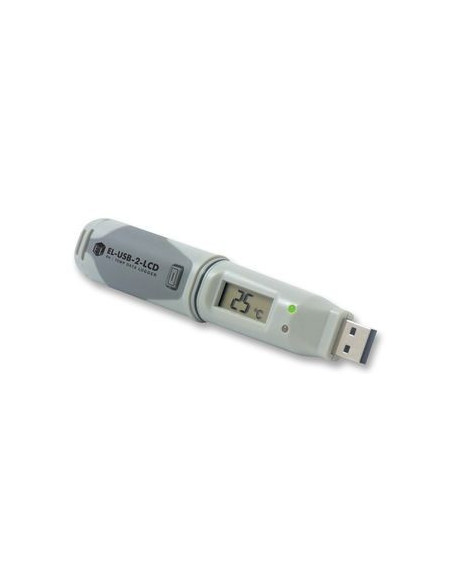 Data logger za temperaturu, vlagu i točku rosišta s USB priključkom i zaslonom - EL-USB-2-LCD