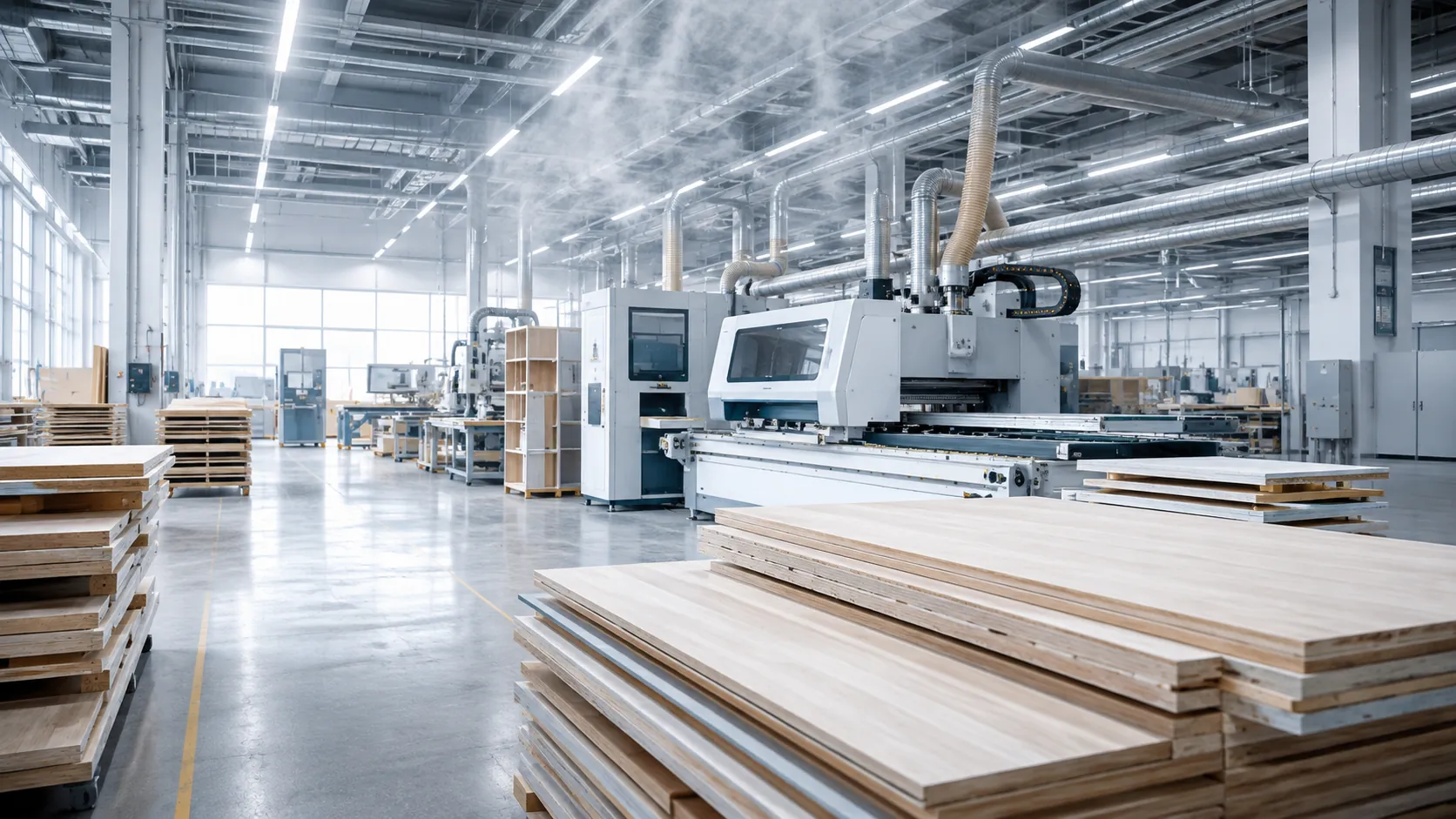 Kontrolirano ovlaživanje zraka u drvnoj industriji